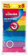 Utierky Vileda Colors z mikrovlákna 8 kusov