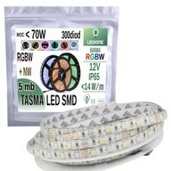 LED pás 5050 300 LED IP65 5m - RGBW + NW Neutral