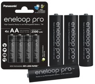 4x R06/AA BATÉRIE ENELOOP PRO PANASONIC 2500MAH JAPONSKÉ BATÉRIE