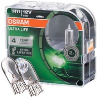 H11 OSRAM Ultra Life Long Life + žiarovky W5W