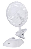 Stolný ventilátor s klipom 15W BIELY