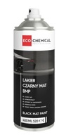 Ecochemical BLACK MAT Matný čierny akrylový lak na kov 400 ml