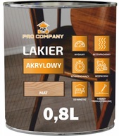 Pro Company Akrylový lak na drevo 0,8L Mat