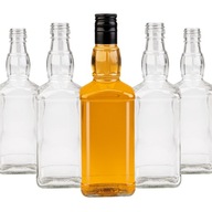 5x DANIELS DARČEKOVÉ FĽAŠE COGNAC WHISKY 500 ml