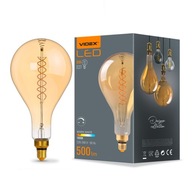 LED žiarovka E27 Filament 8W stmievateľná VIDEX 500lm 32cm VEĽKÁ teplá biela