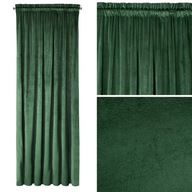 Velour Curtain on Tape Tunnel Semi-darkening Velvet 135x270 ROSA