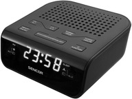 Rádiobudík Sencor SRC136B Rádio FM LED displej