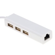 HUB USB-C 3x USB 2.0 ethernet RJ45 sieťová karta