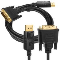 Display Port na kábel adaptéra DVI 4K/30Hz