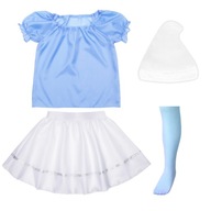 SMERFETTE OUTFIT SMERFETTE KOSTUME SMERFETTY 134-140