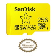 Micro SD karta SanDisk Nintendo Switch s kapacitou 256 GB