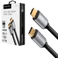 KrugerMatz HDMI PREMIUM 2.1 ARC VYSOKORÝCHLOSTNÝ KÁBEL 8K 60HZ 1,8M