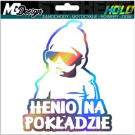 Nálepka na okno HENIO ON BOARD HOLOGRAM