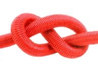 Pružné gumové lano ČERVENÉ 5mm 30m