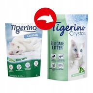 Tigerino AloeVera silikónové stelivo pre mačky 5 litrov