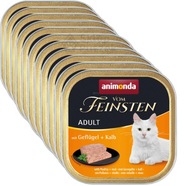 Animonda CAT Hydina Teľací podnos SET 16x100g