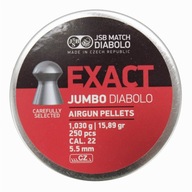 Diabolo JSB EXACT pelety 5,52 mm 1 balenie = 250 ks.