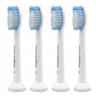 4x PHILIPS SONICARE SENSITIVE HX6054/07 Hroty kefiek