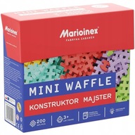 Marioinex Stavebné bloky Vafle Mini Vafle Konstruktor Majster 200 ks