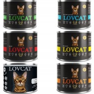 LOVCAT mokré krmivo pre mačky, mix príchutí, 6x 200g