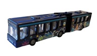 SIKU 1617 Kĺbový kovový mestský autobus