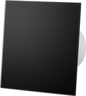 AIRROXY MATTE BLACK GLASS PANEL pre vetranie na čiernych dlaždiciach