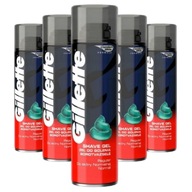 5x Gillette Regular Gél ​​na holenie 200 ml