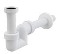 Sifón na bidet a umývadlo DN32, materiál Alcaplast biely, 40 mm