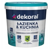 DEKORAL MALEINAK 1l Farba Biela Kuchyňa Kúpeľňa