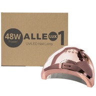 UV/LED hybridná gélová manikúrová lampa 48W AlleLux 1 Rose Gold SEOL