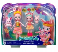 Enchantimals Bunnies Bábiky Sestry Bree a Bedelia