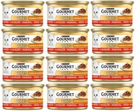 Purina Gourmet Gold hovädzie v chutnej omáčke 12x85g