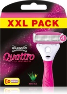 6x WILKINSON Quattro pre ŽENY Vložky do noža 6 ks