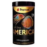 Tropical Soft Line America M jemné potápavé granule krmivo pre ryby 250ml