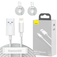 Baseus 2x USB kábel 150cm 2,4A pre Apple iPhone 7/8