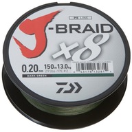 Daiwa J-Braid X8 Braid Green 0,20mm 300m