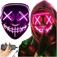 Cosplay Set Gadgets Kostým DISPOSSIEM Halloweenska LED maska ​​so svetlom