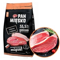 PAN MÄSO JEDLO SUCHÉ TEĽACIE S TURECKOM 9KG