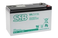 Batéria SSB SBL 7,2-12L 12V 7,2Ah AGM