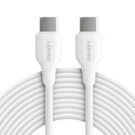 USB-C - USB-C LDNIO kábel 1m 65W biely LC121C