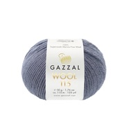 Priadza 100% vlna GAZZAL WOOL 115 - 3306 grafit