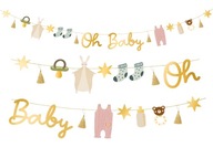 BANNER GIRLAND OH BABY BABY SPRCHA-250CM-4718