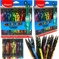 Pastelky Maped colorpeps monster ceruzka 24 farieb