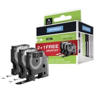 DYMO D1 páska 12mm BUNDLE BACK 2x 45013 + 1x 45021