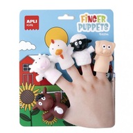 APLI KIDS Puppets Prstové bábky Farmárska bábka