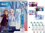 Detská zubná kefka Frozen Olaf Elsa nálepky ZDARMA + 8 tipov