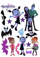 Potlač fondánovej torty VAMPIRINA, veľká sada