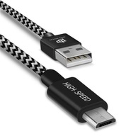 VYSTUŽENÝ MIKRO USB KÁBEL DLHÝ 150CM