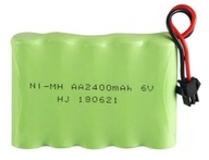 BATÉRIA BATÉRIA 6V 2400 mAh NI-MH RC AUTA NÁHRADNÉ