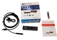 ENDOSCOPE Wi-Fi 1600x1200p 2m USB HD+ telefónny počítač